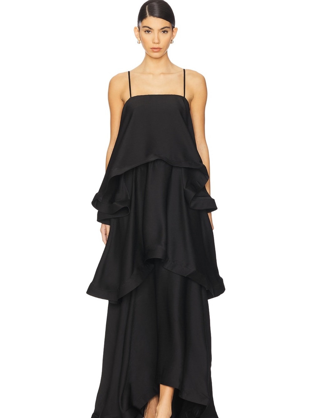 NWT ELLIATT Tilly Maxi Dress Black Size S